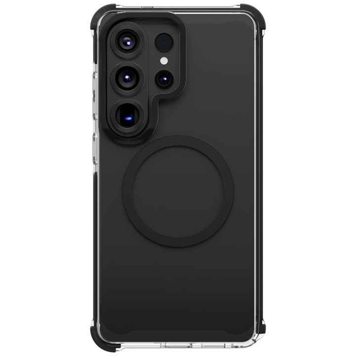 Carcasa UNIQ Combat, neagră, pentru Samsung Galaxy S26 Ultra, ultra-subtire, protecție avansată