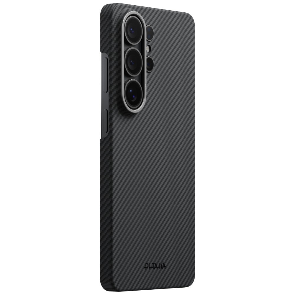 Carcasa PITAKA Ultra-Slim pentru Samsung Galaxy S26 Ultra, Negru-Gri, compatibilă cu MagSafe, din fibră de aramidă