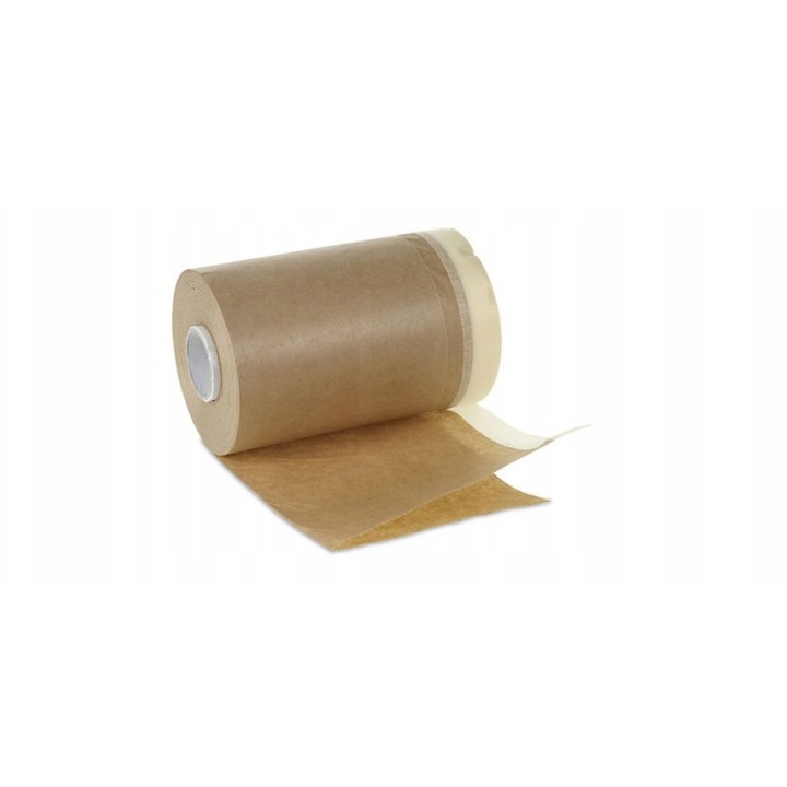 Védőpapír ragasztószalaggal, 30m, felületek védelmére felújítási munkák során