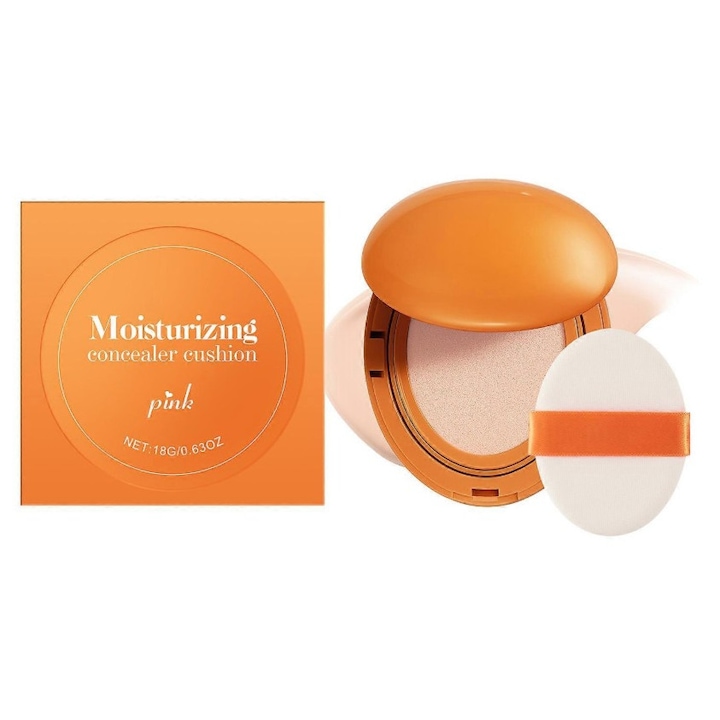 Fond de ten cushion, AMZ, Skin Pink, waterproof, velvet, 30ml