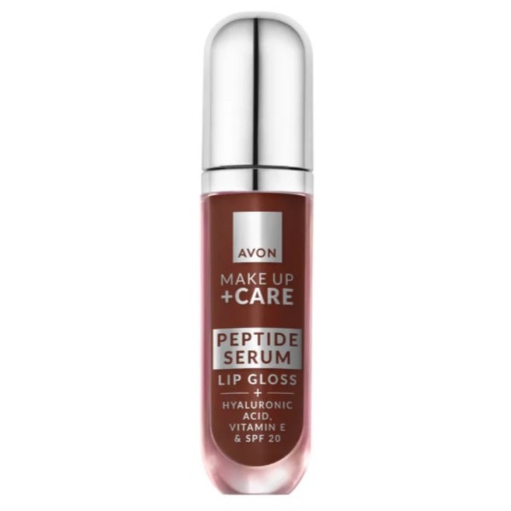 Luciu de buze cu peptide infuzat cu ser MakeUp +Care, Avon, Berry Quench, 7 ml