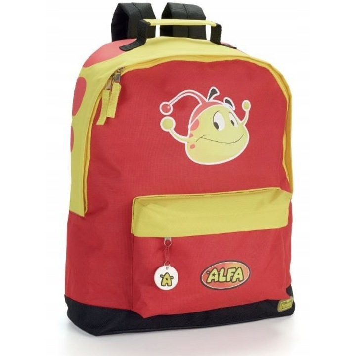 Alfa iskolatáska, színes design, 31x43x135cm