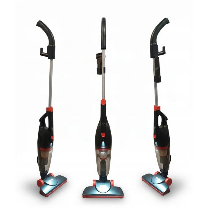 Aspirator vertical fără sac, Bass Polska, 10317, 900 W, recipient detașabil 0.5 l, negru
