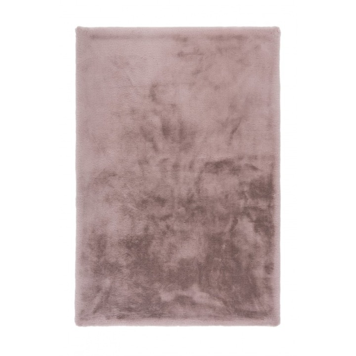 Bolygós szőnyeg, rózsaszín, puha és bolyhos, 120x170 cm