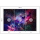 Fototapet Muralo Cosmos Galaxie Colorata 150x105 Pentru Living Modern