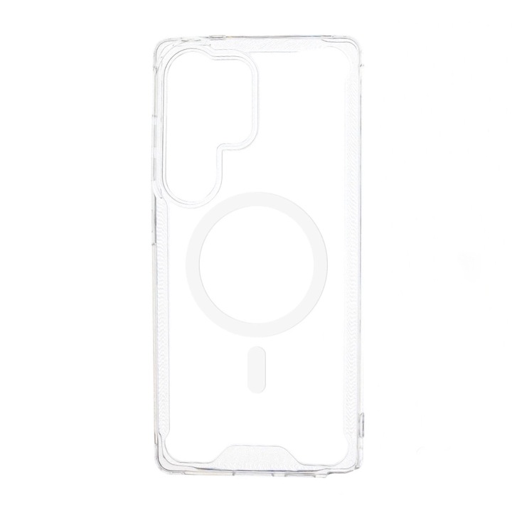 Husă Clear Corner Case MagSafe, transparent, TPU și policarbonat, pentru Samsung Galaxy A57 5G