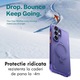 Husa pentru Samsung Galaxy S26 Ultra Torras Ostand Spin Air Series, Incarcare wireless, Inel rotativ, Calitate premium, Mov