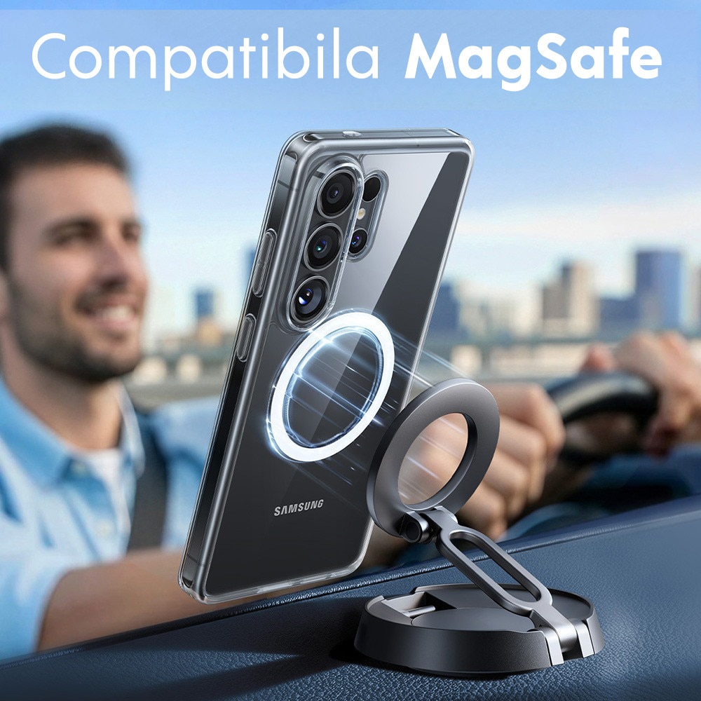 Carcasa Torras Guardian MagSafe pentru Samsung Galaxy S26 Ultra, design slim, transparenta, TPU