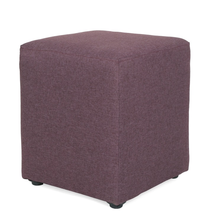 Taburet Cube - stofa S69 - mov