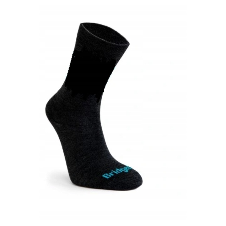 Trekking zokni, Márka nélküli, légáteresztő, kényelmes, fekete, 38-40