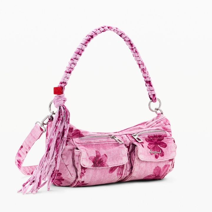 Geanta de dama, de mana si umar, Desigual, Margarita Donos, Roz
