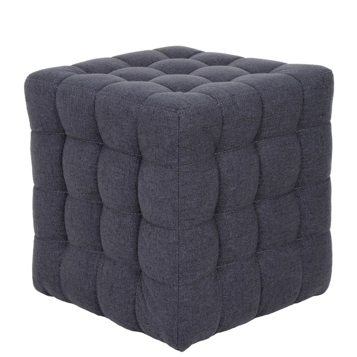 Taburet Bump - stofa G14 - gri