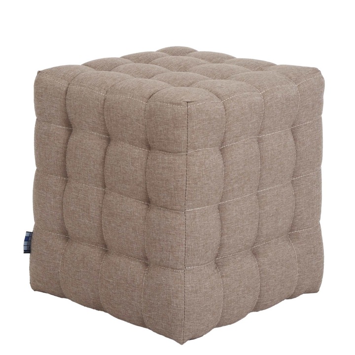 Taburet Bump - stofa S17 - bej