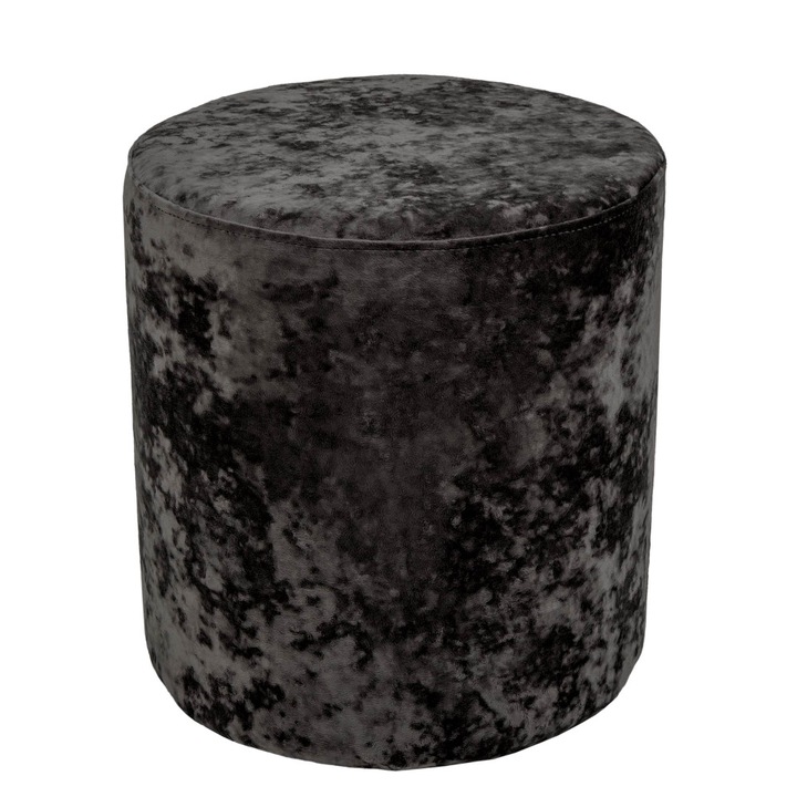 Taburet Bianca - stofa E01 - negru