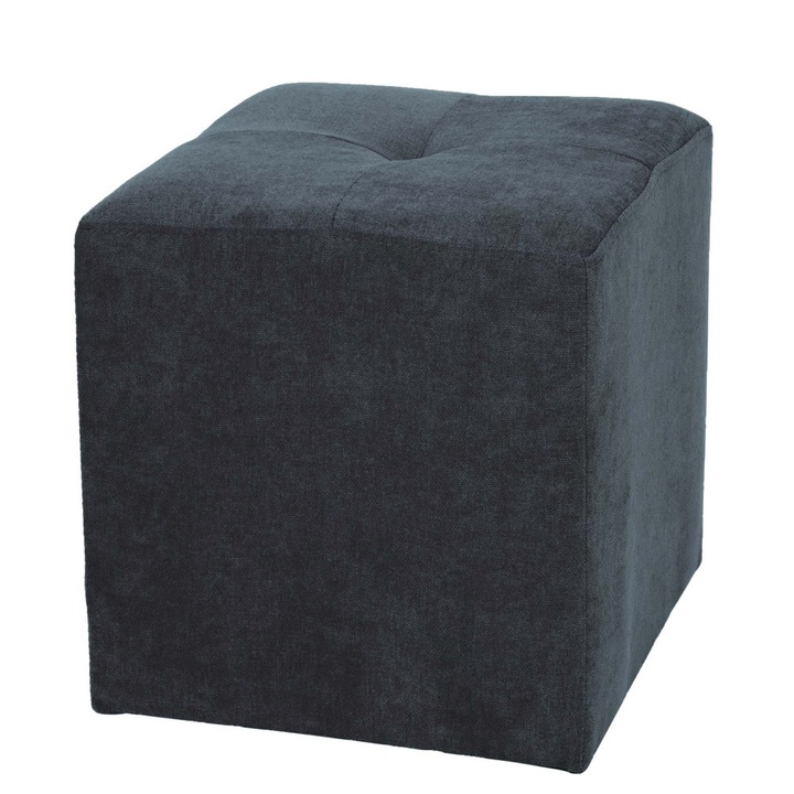 Taburet Cool - stofa K17 - albastru