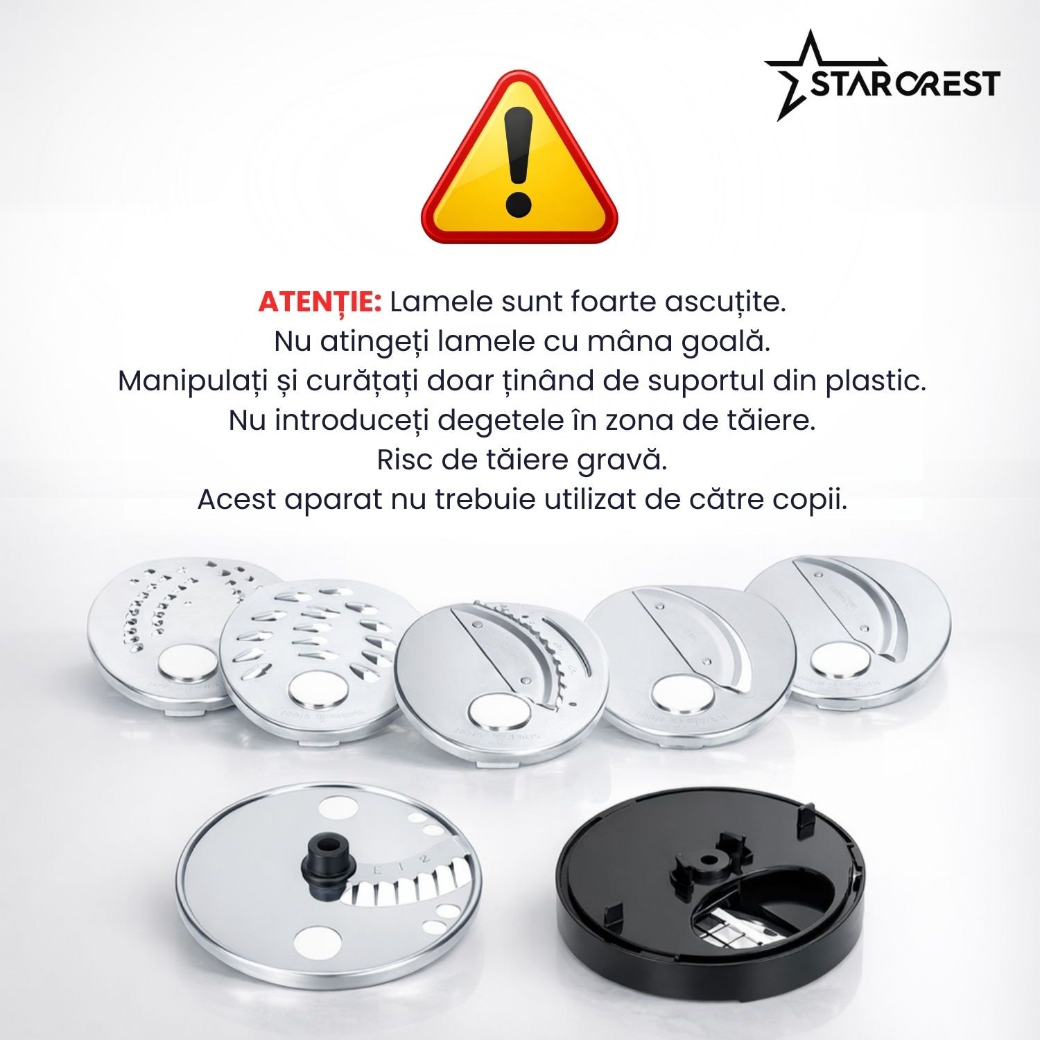 Starcrest Razatoare electrica STARCREST SEG-200BK, 200 W, 7 moduri de taiere ...