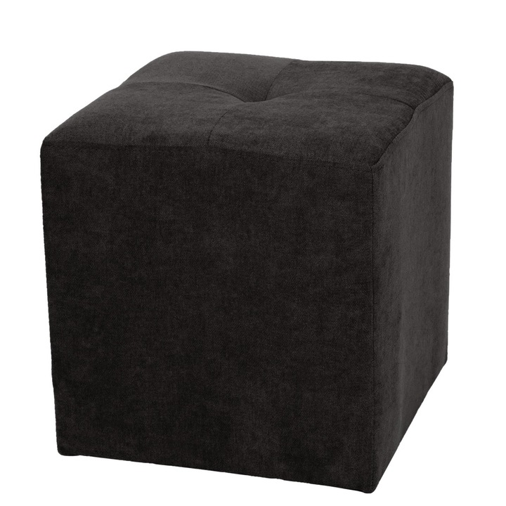 Taburet Cool - stofa K06 - negru