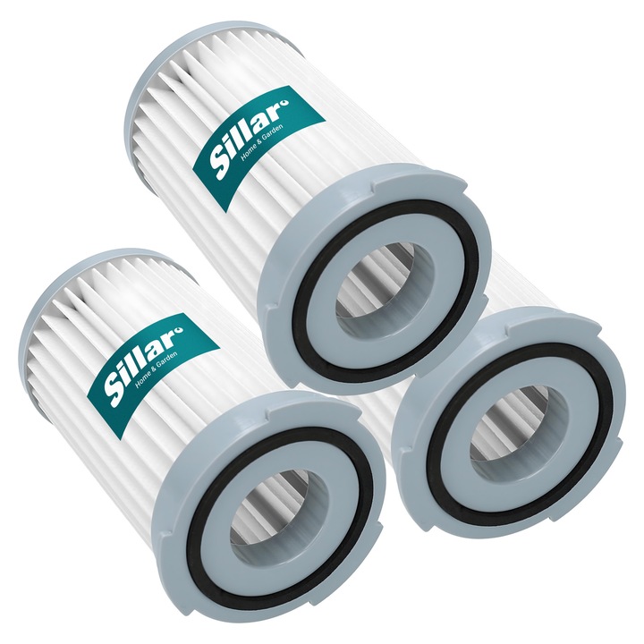 Set 3 filtre HEPA pentru aspirator, Sillar, Compatibil pentru Electrolux/AEG