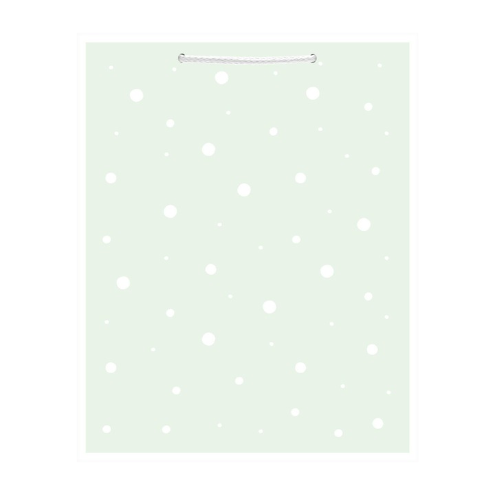 Punga cadou hartie, 26x32, 5x12, 5 cm, 210 gsm. Maner snur