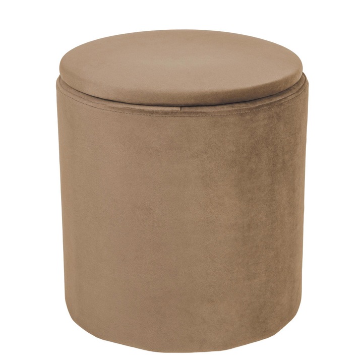 Taburet Nadia - stofa H03 - bej