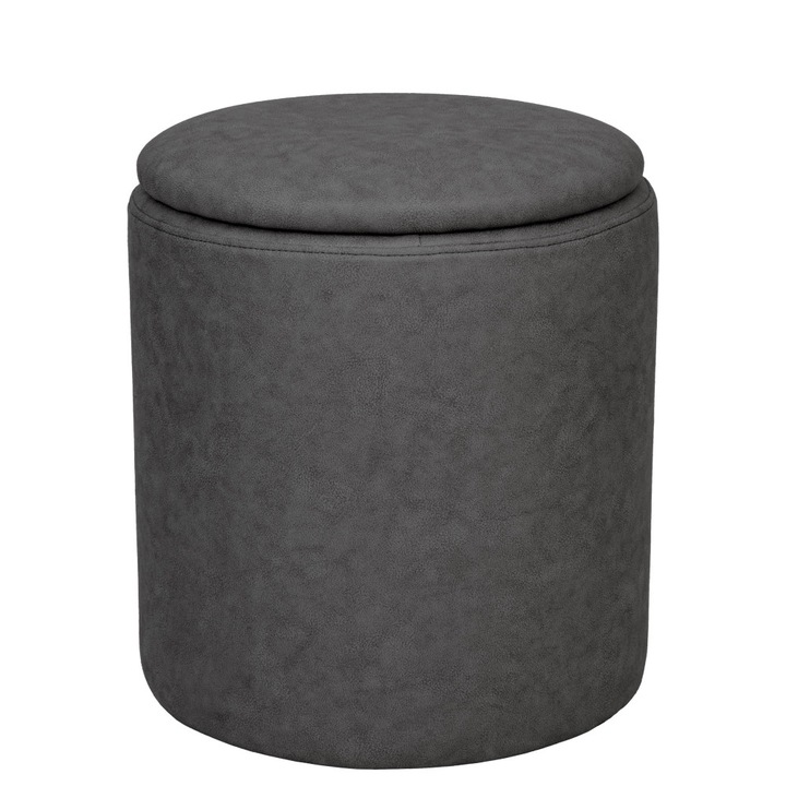 Taburet Nadia - stofa M611 - gri