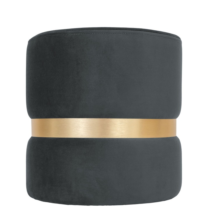 Taburet Ring - inel auriu - stofa H30 - gri