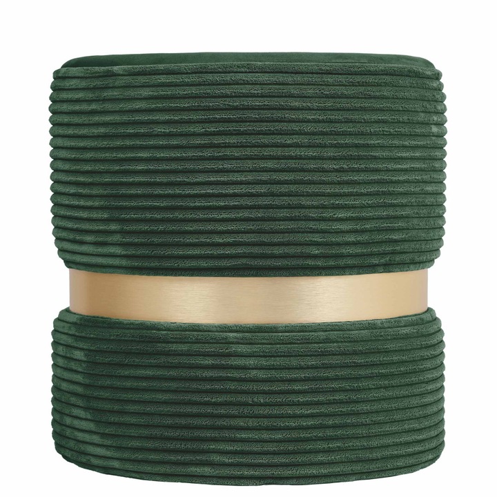 Taburet Ring - inel auriu - stofa L56 - verde