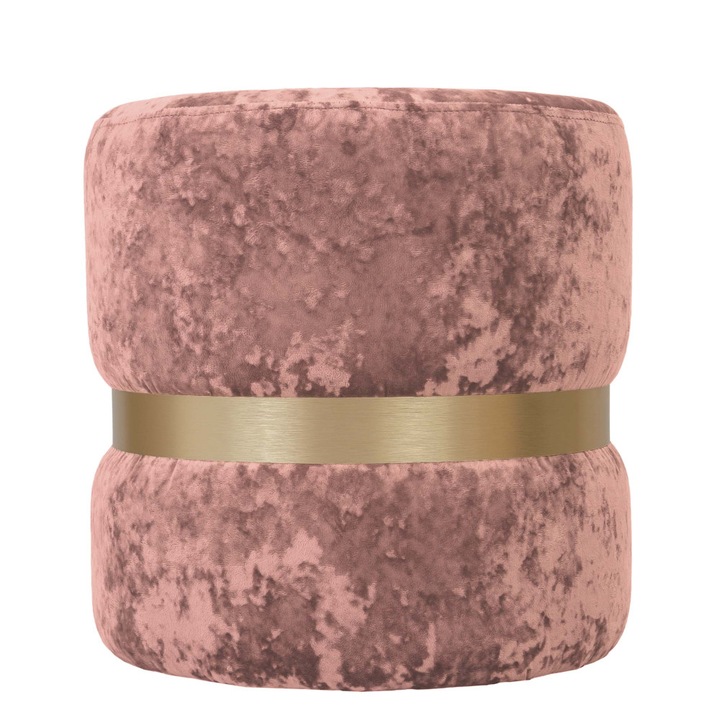 Taburet Ring - inel auriu - stofa E45 - roz