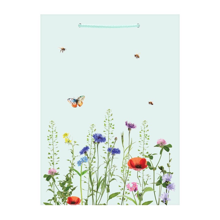 Punga cadou hartie, 32, 5x44, 5x12, 5 cm, 210 gsm. Maner snur