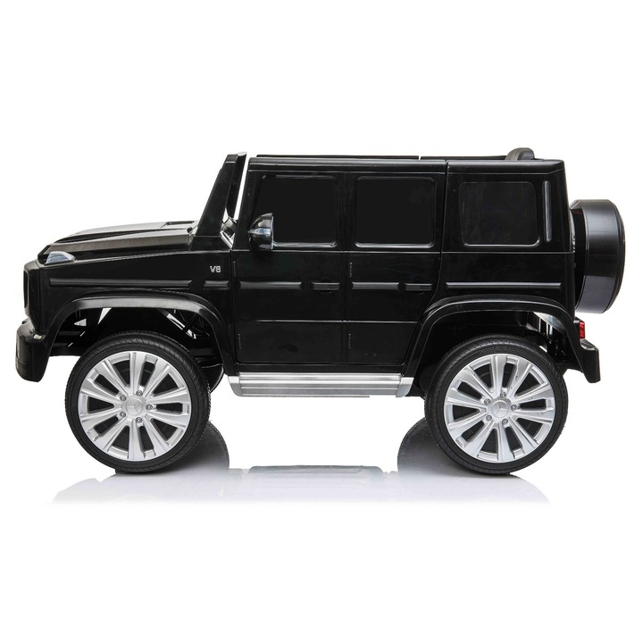 Електрическа кола Tea Sports Mercedes G500, черна, 2.4 GHz дистанционно управление, USB/SD, 1 място, 107x64x54см