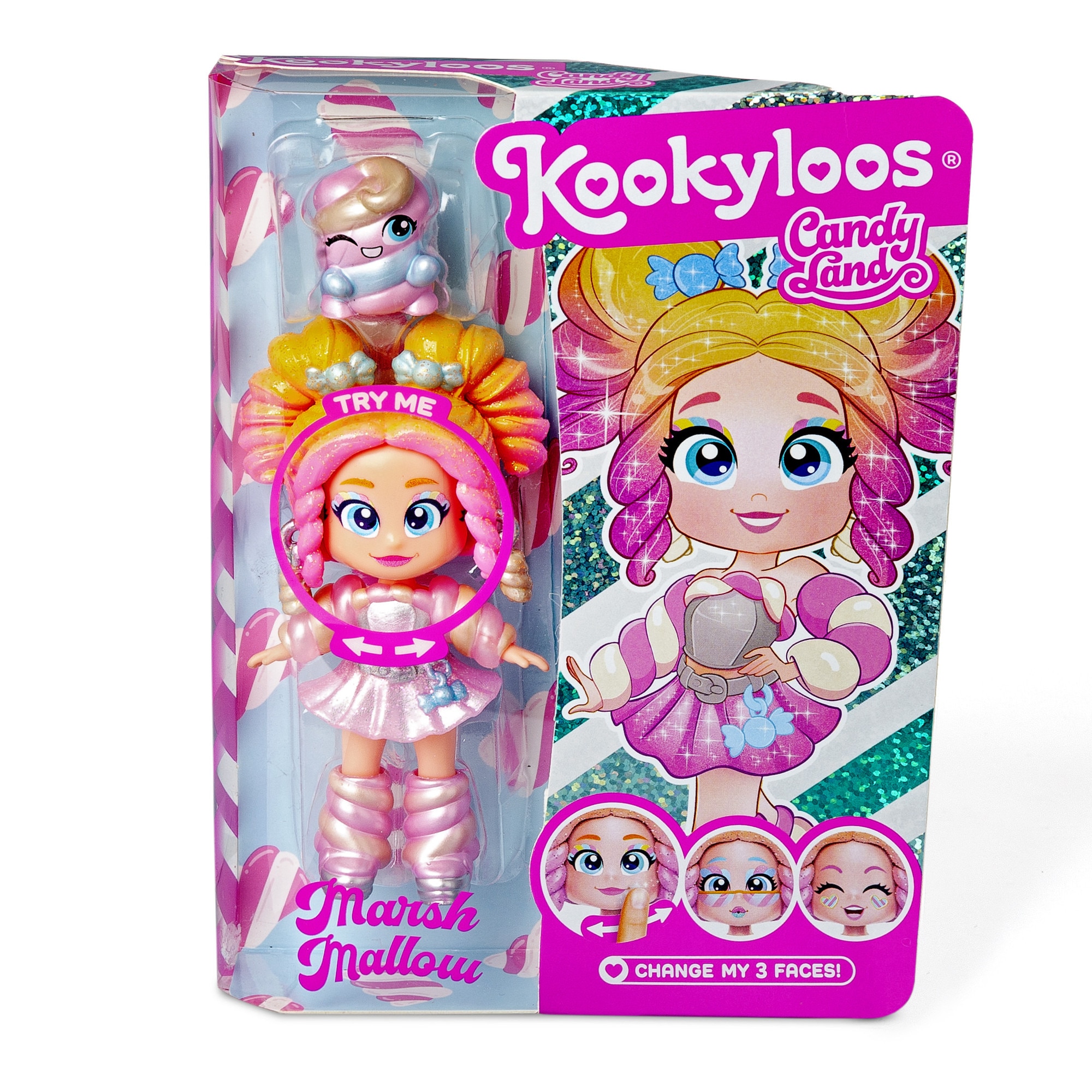 Papusa KookyLoos - Candy Land, Marshmallow