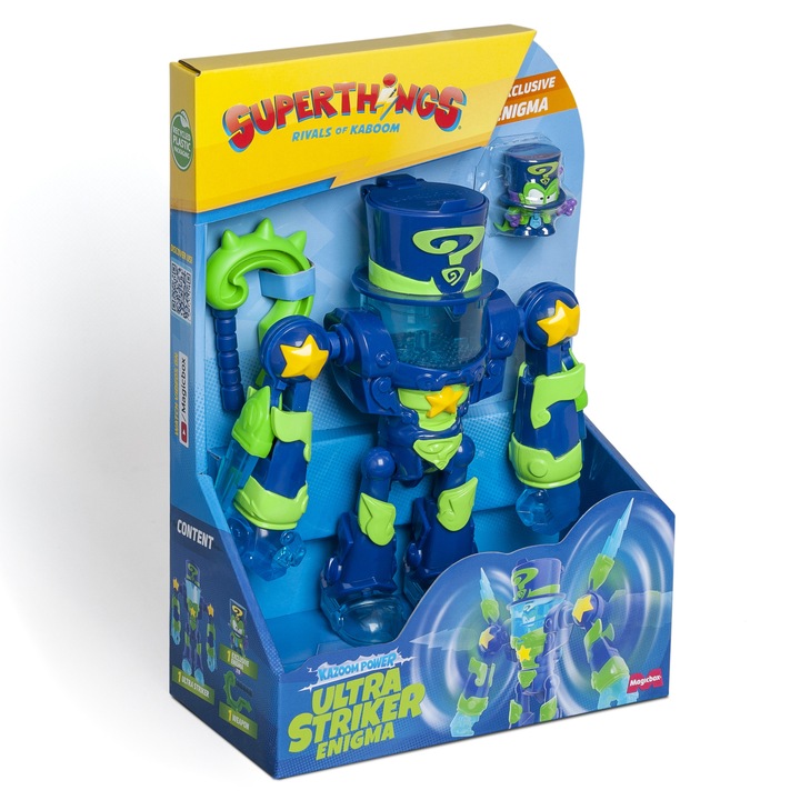 Комплект фигурка и робот SuperThings - Робот Ultra Striker, Enigma