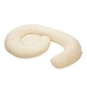 Perna 4 in 1 Gravide si Alaptare Forever Baby, Design Patentat, Suport Lombar, Cervical si Burtica, Bumbac Premium, Husa Detasabila, Multifunctionala, Alb/Crem/Menta