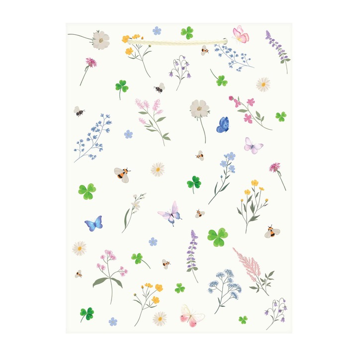 Punga cadou hartie, 32, 5x44, 5x12, 5 cm, 210 gsm. Maner snur