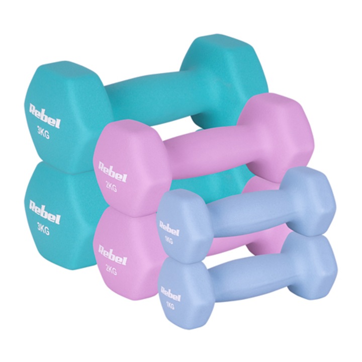 Set Gantere Rebel Active RBA-2330-S3, fonta, 12kg