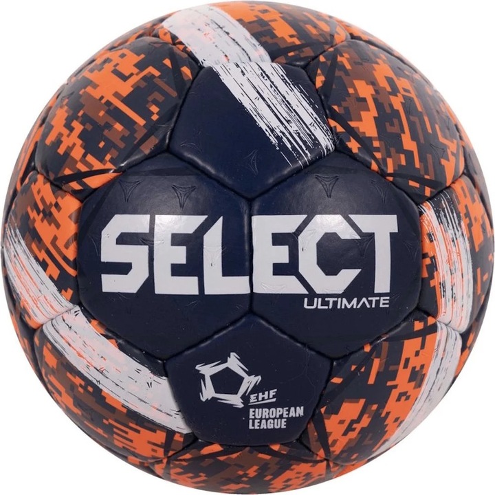 Minge handbal Select Ultimate EHF European League, bleumarin/portocaliu, 3