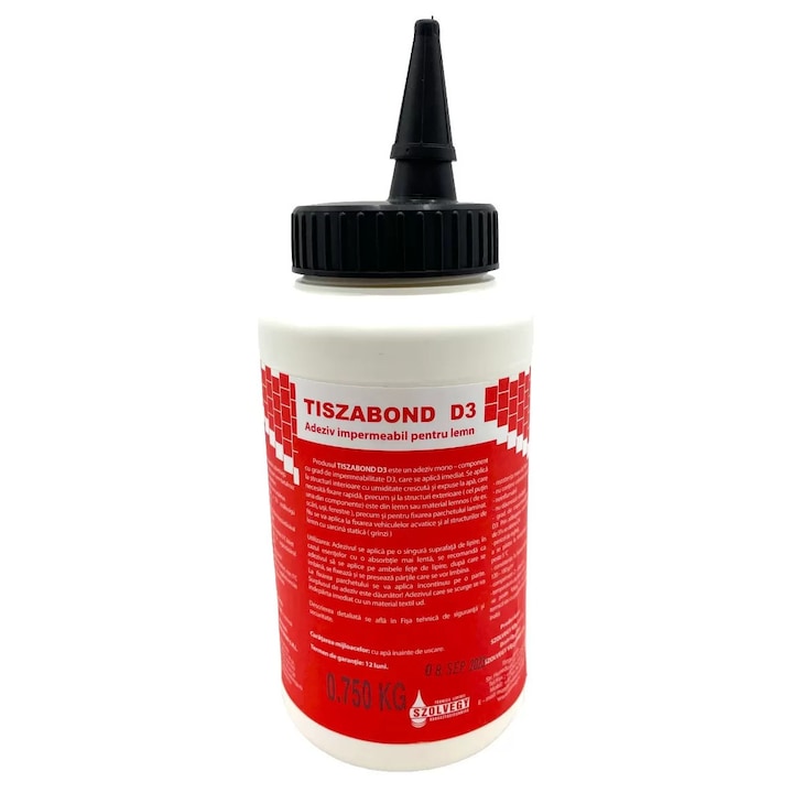 Adeziv impermeabil lemn, Aracet lemn, Lipici lemn, Adeziv lemn monocomponent D3 impermeabil, Tiszabond D3, 750 G