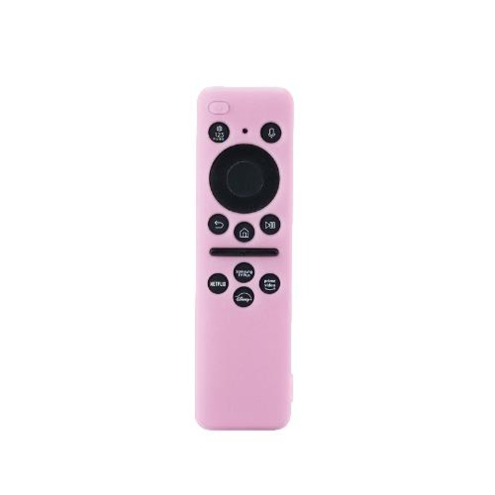 Szilikon védőtok Samsung BN59-01432/01442 napelemes távirányítóhoz, kék, ultravékony, ütésálló, rózsaszín