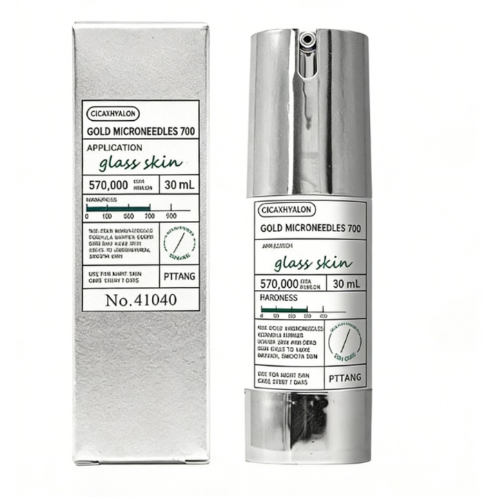 Serum facial cu microace, Propolis, Centella Asiatica, Acid hialuronic, hidratare si reparare, 700ml
