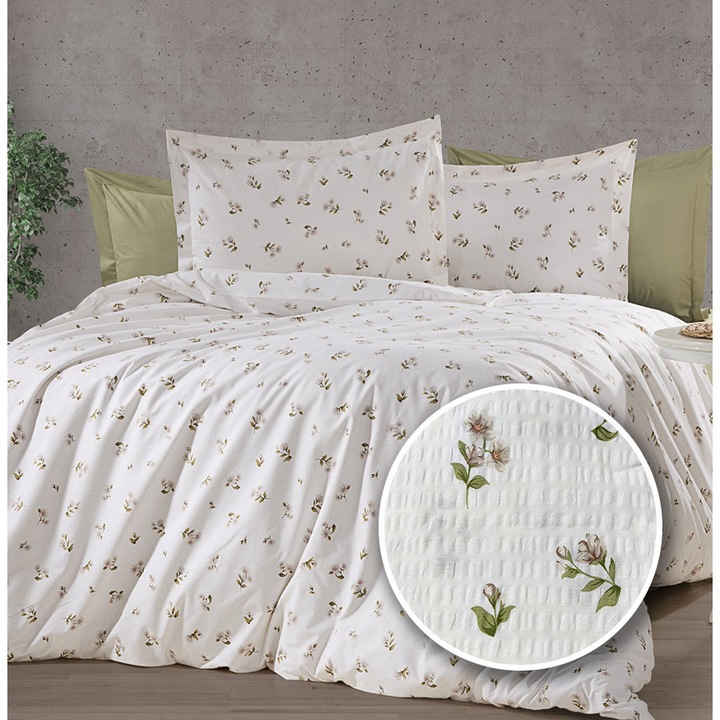 KREPPL ÁGYNEMŰ 100% PAMUT (CREP70) - King size