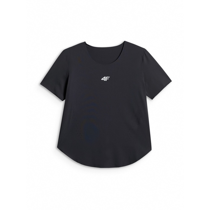 Tricou sport dama 4F, uscare rapida, tehnologie 4F Neodry, negru