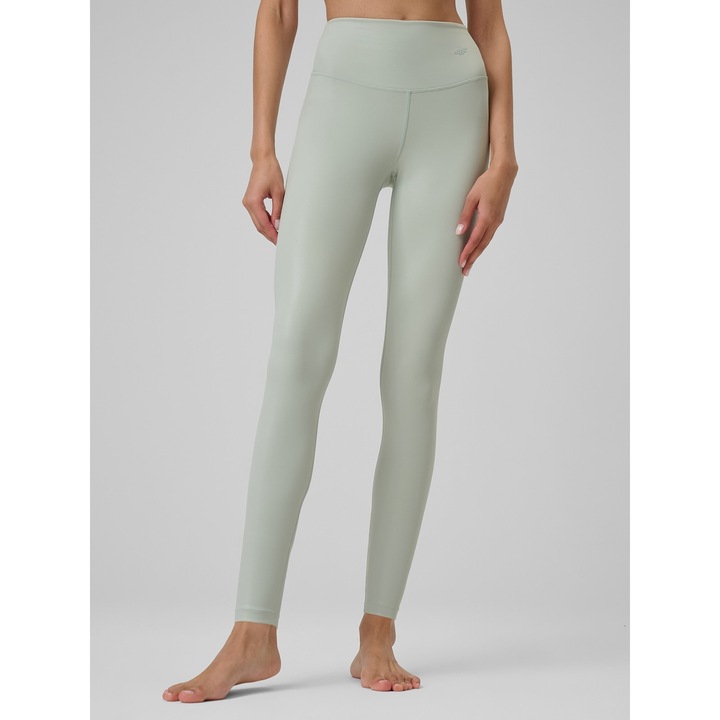 Női sportnadrág, 4F, jóga leggings, gyorsan száradó, fényes anyag