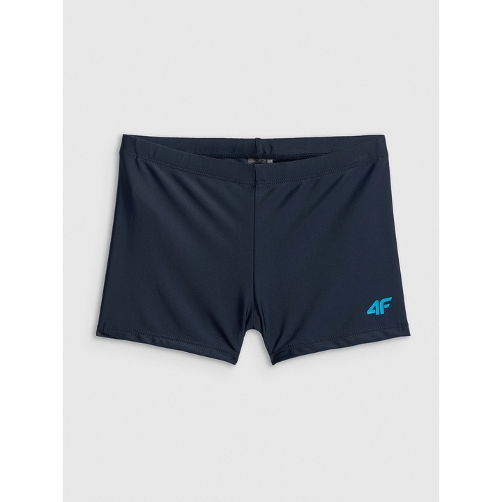 Gyermek fürdőnadrág, 4F, slim fit, szintetikus anyag, fiúknak, Tengerészkék