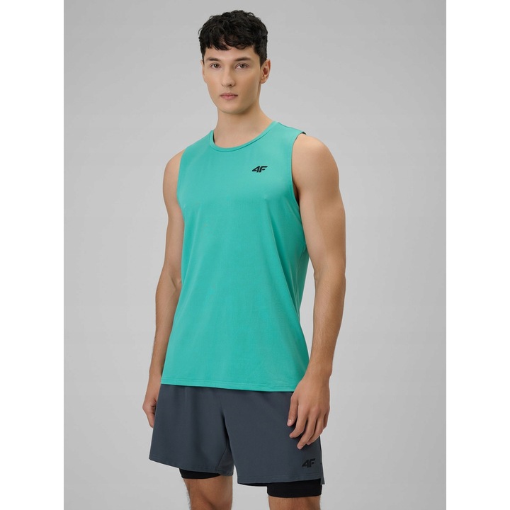 Férfi sport úszónadrág 4F, türkiz, gyorsan száradó, légáteresztő anyag