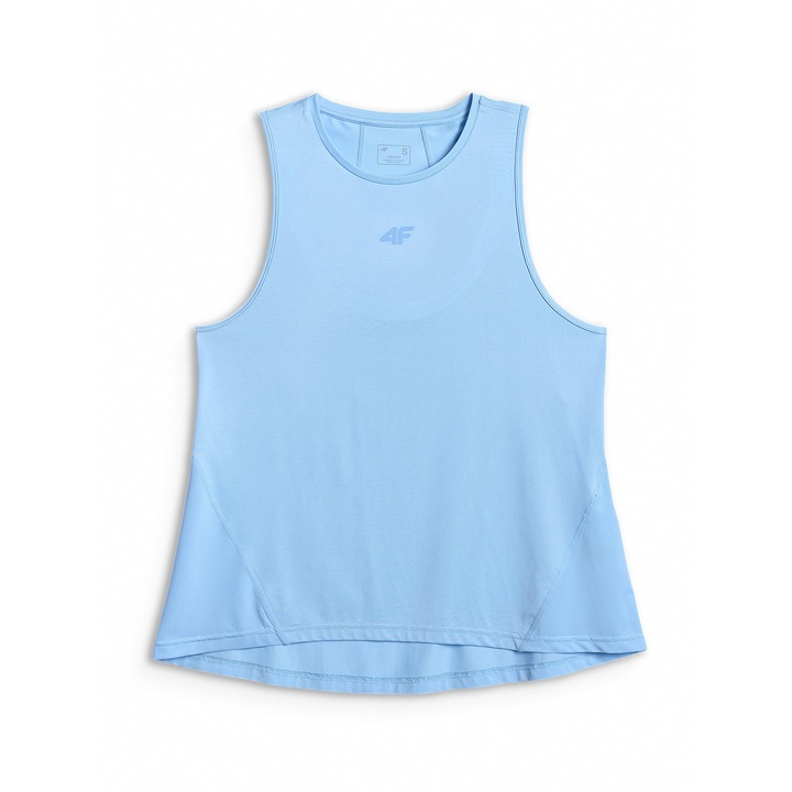 Maiou sport dama, 4F, albastru deschis, uscare rapida, lejer