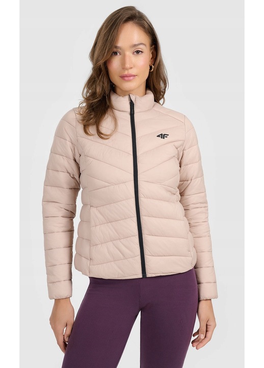 Női kabát, 4F, pehely, hidrofób, bézs