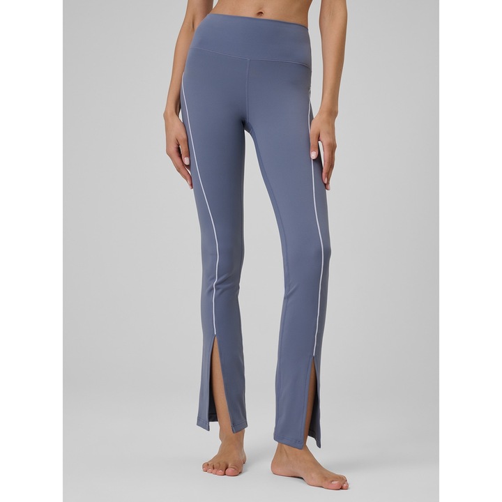 Női sportnadrág, 4F, technikai leggings, gyorsan száradó, kék