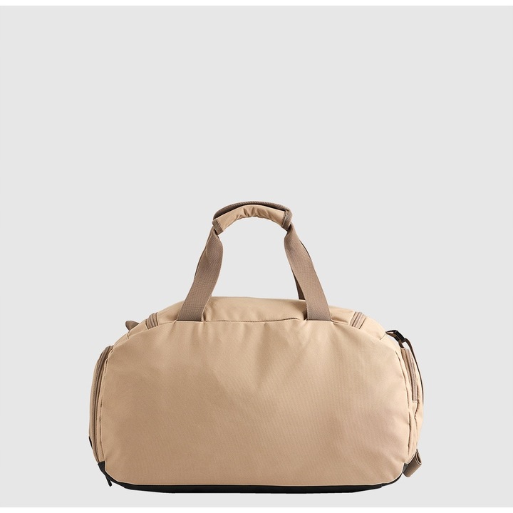 4F sporttáska, bézs, univerzális méret, 25 literes, szintetikus anyag, fényvisszaverő elemekkel