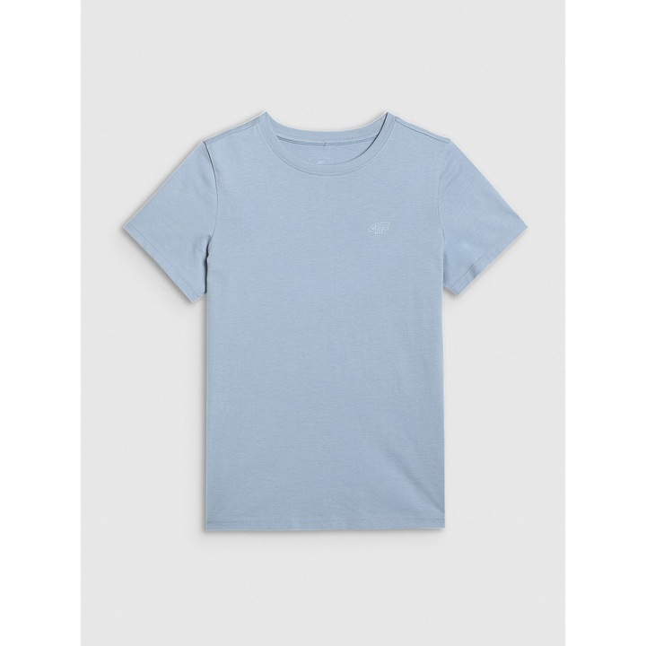 Tricou copii, 4F, oversize, bumbac, albastru