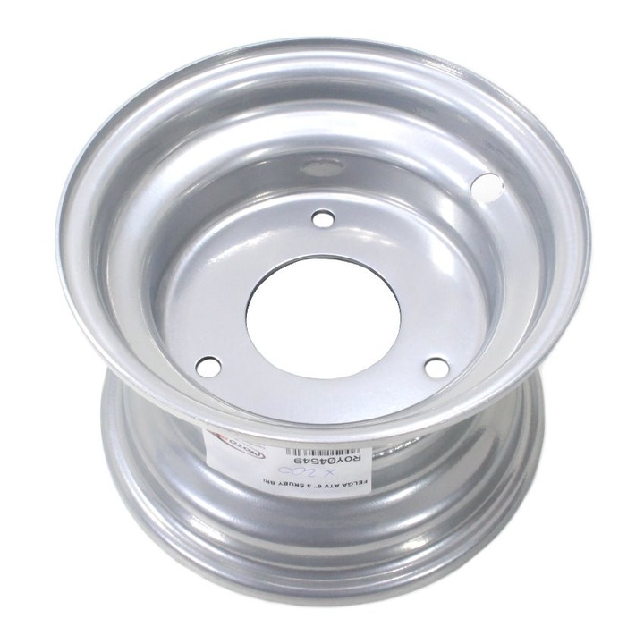 Janta ATV 6", 3 prezoane, culoare argintiu